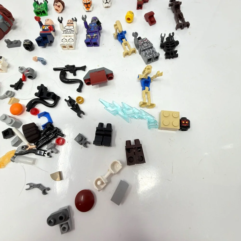 LEGO Minifigure Parts Accessories Lot Star Wars Marvel Multicolor Mixed Pieces